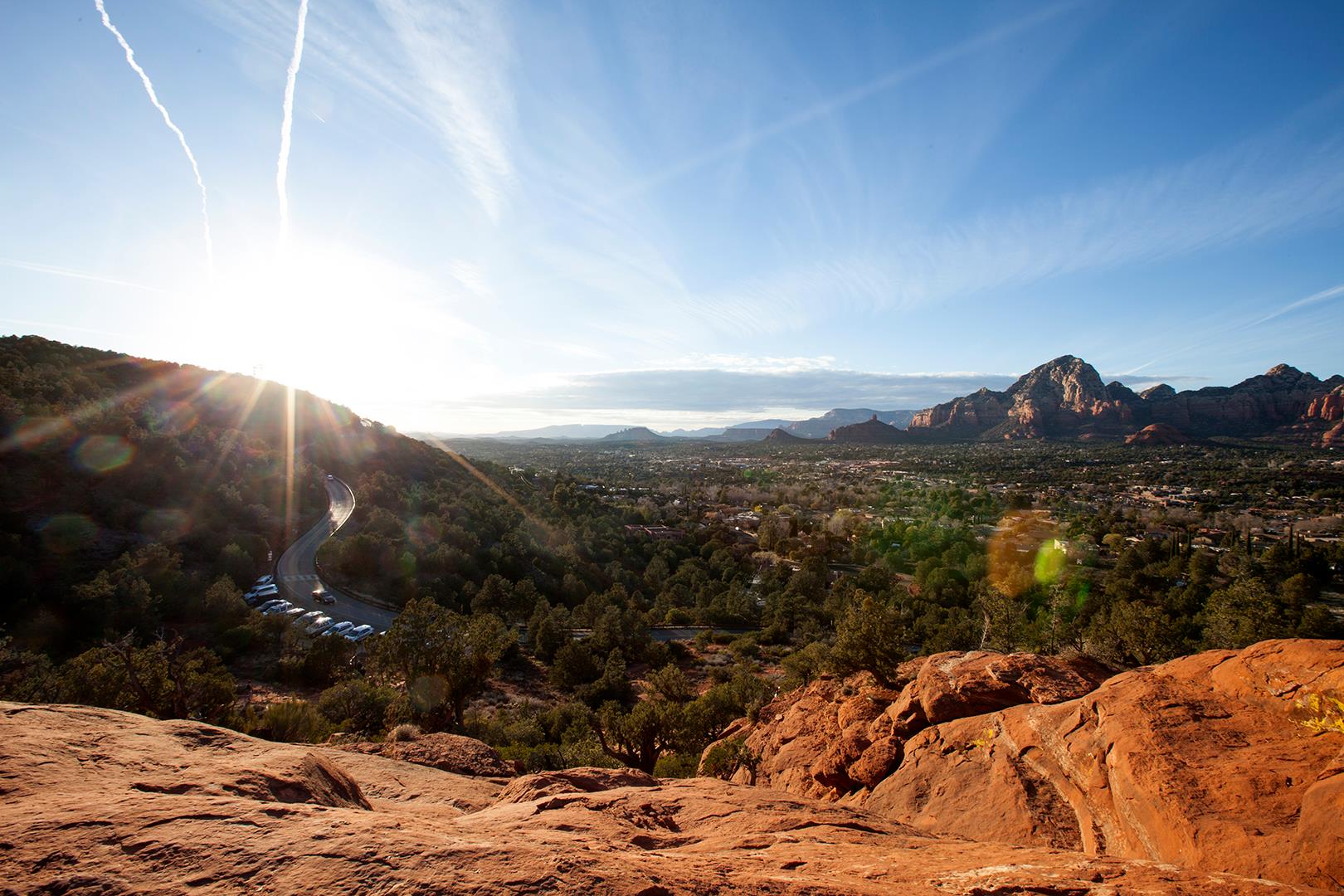 Sunsets in Sedona at Airport Vortex