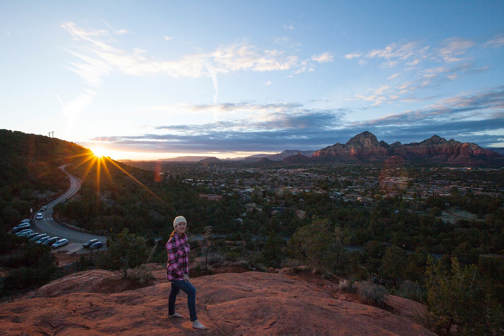Sunsets in Sedona at Airport Vortex