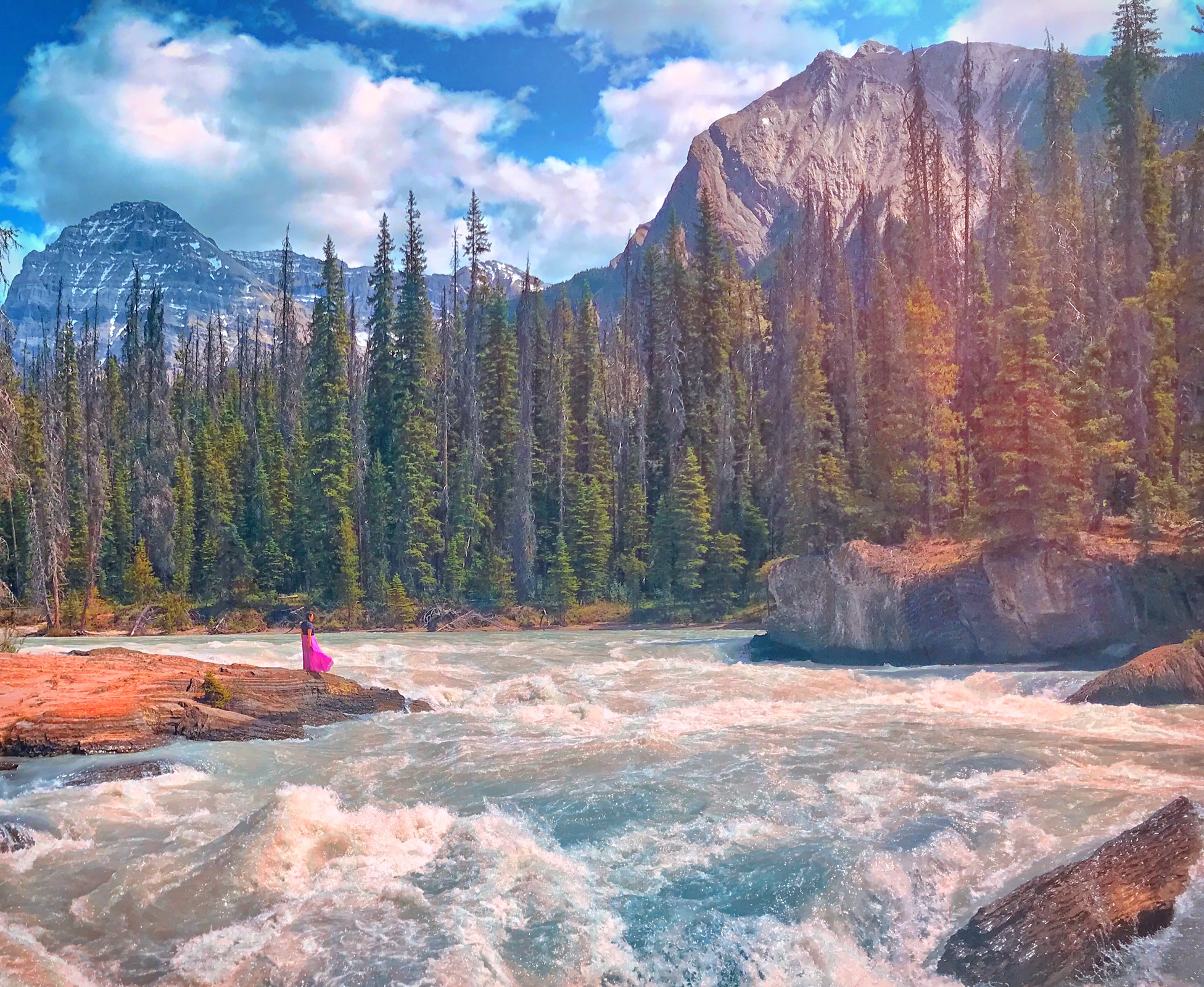 Natural Bridge in Field - Things to do in Banff Canada