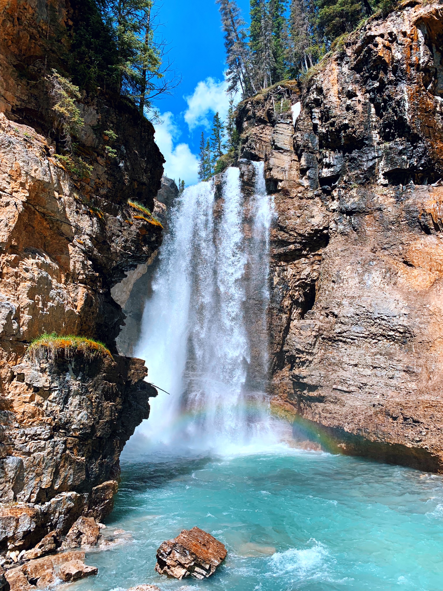 Johnston Canyon Upper Falls - Things to do in Banff Canada