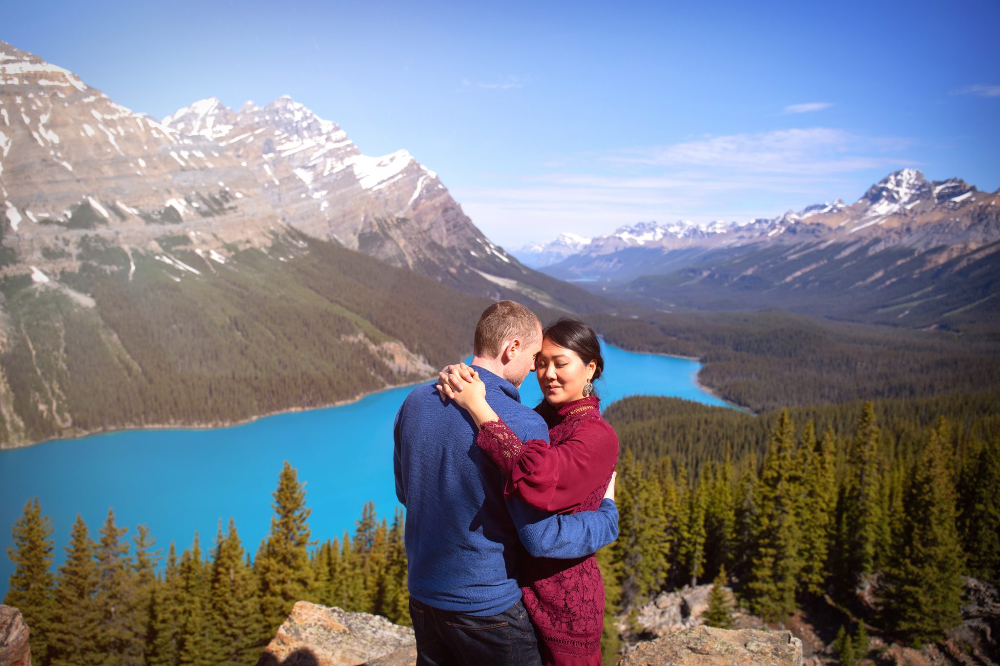 Peyto Lake Viewpoint, Banff Alberta Canada