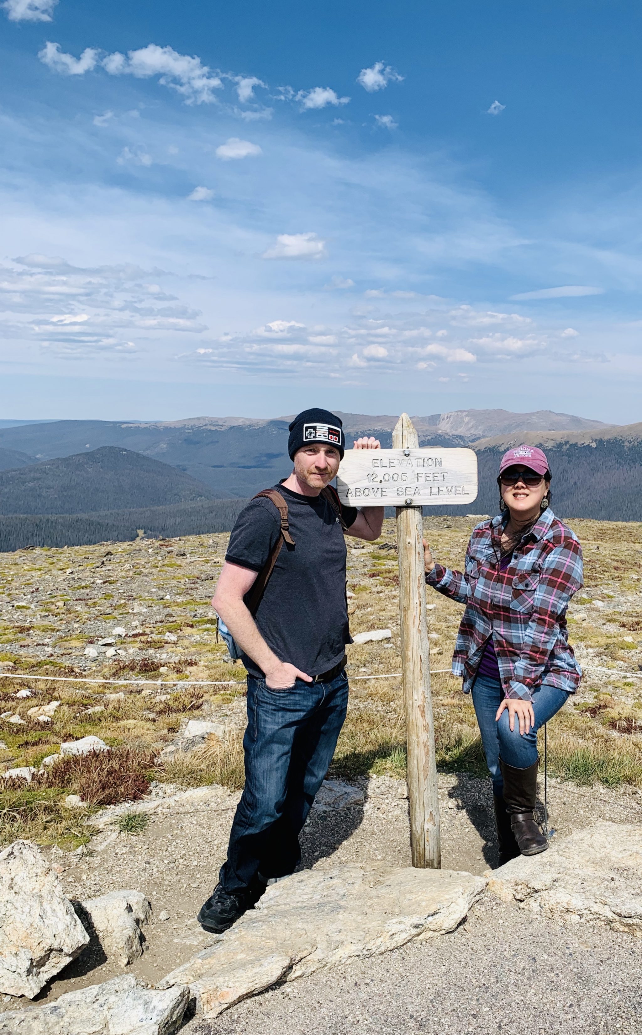 12,000ft up on the Rocky Mountains