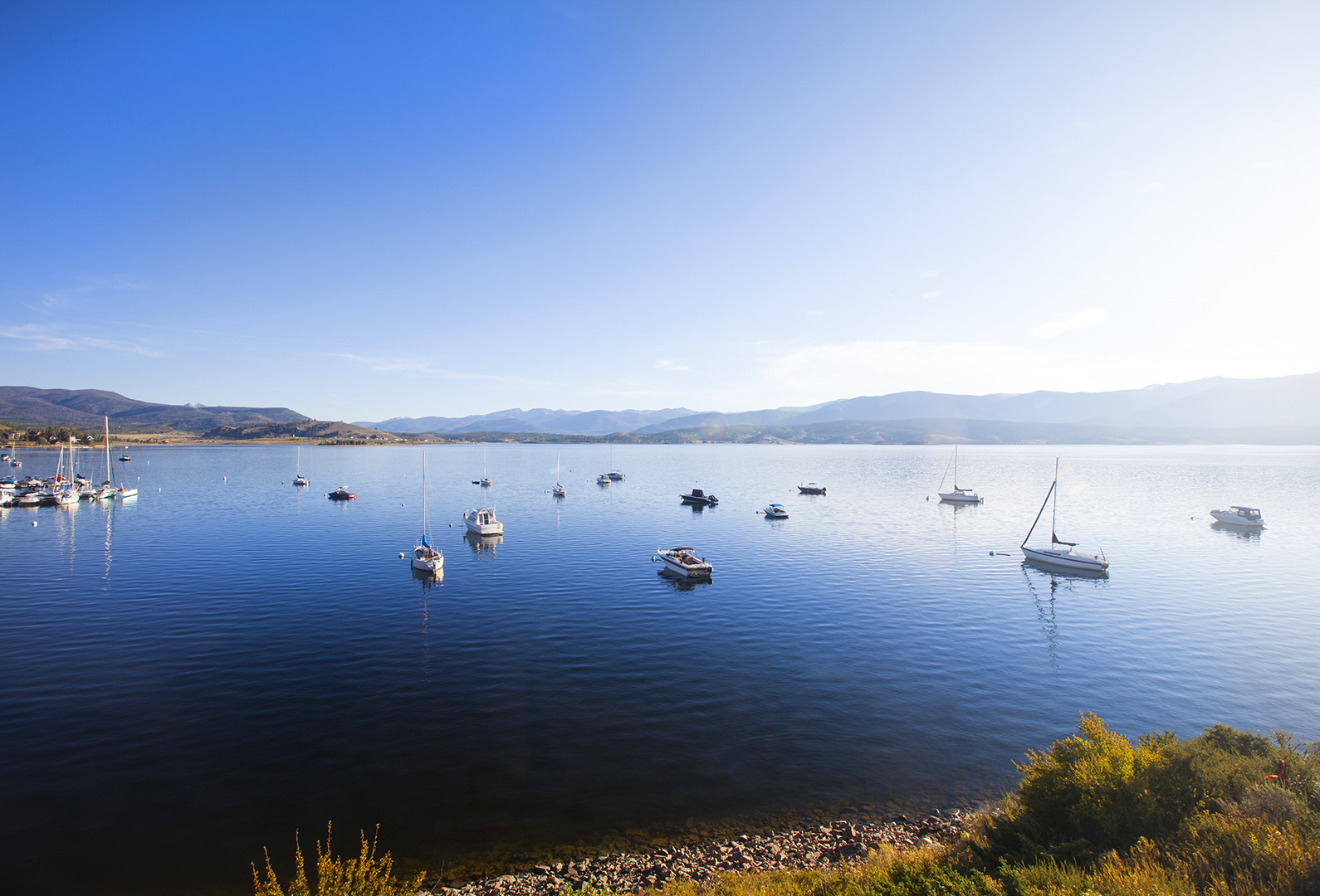 boat marina at granby lake, co