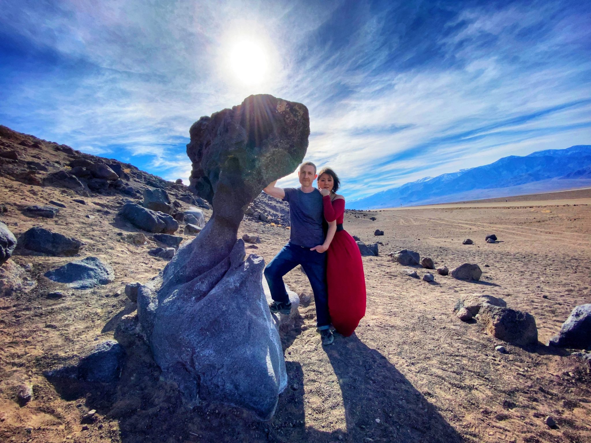 Random Rock on the side of the Road in Death Valley