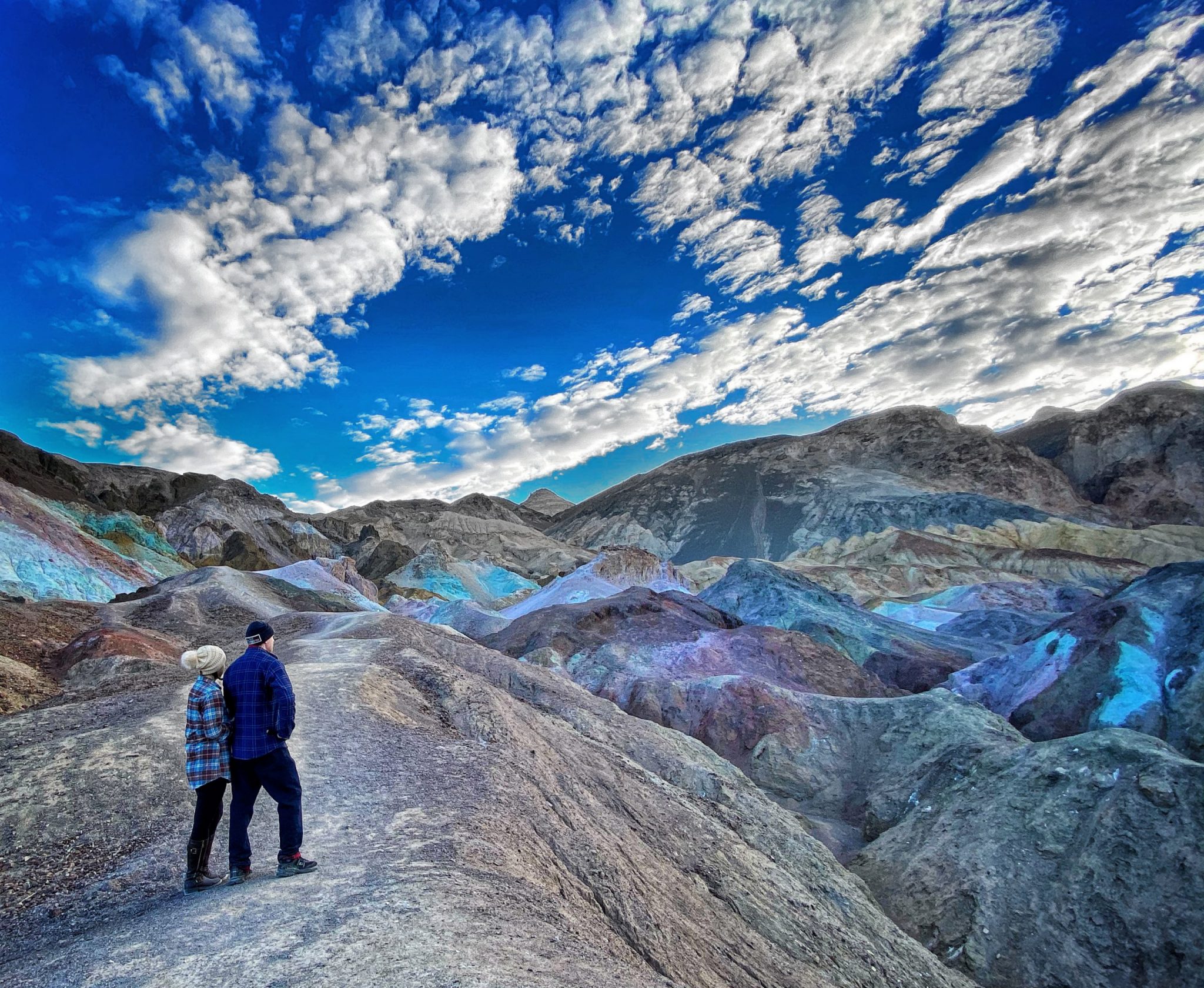 Melted Ice Cream at the Artists Palette Death Valley