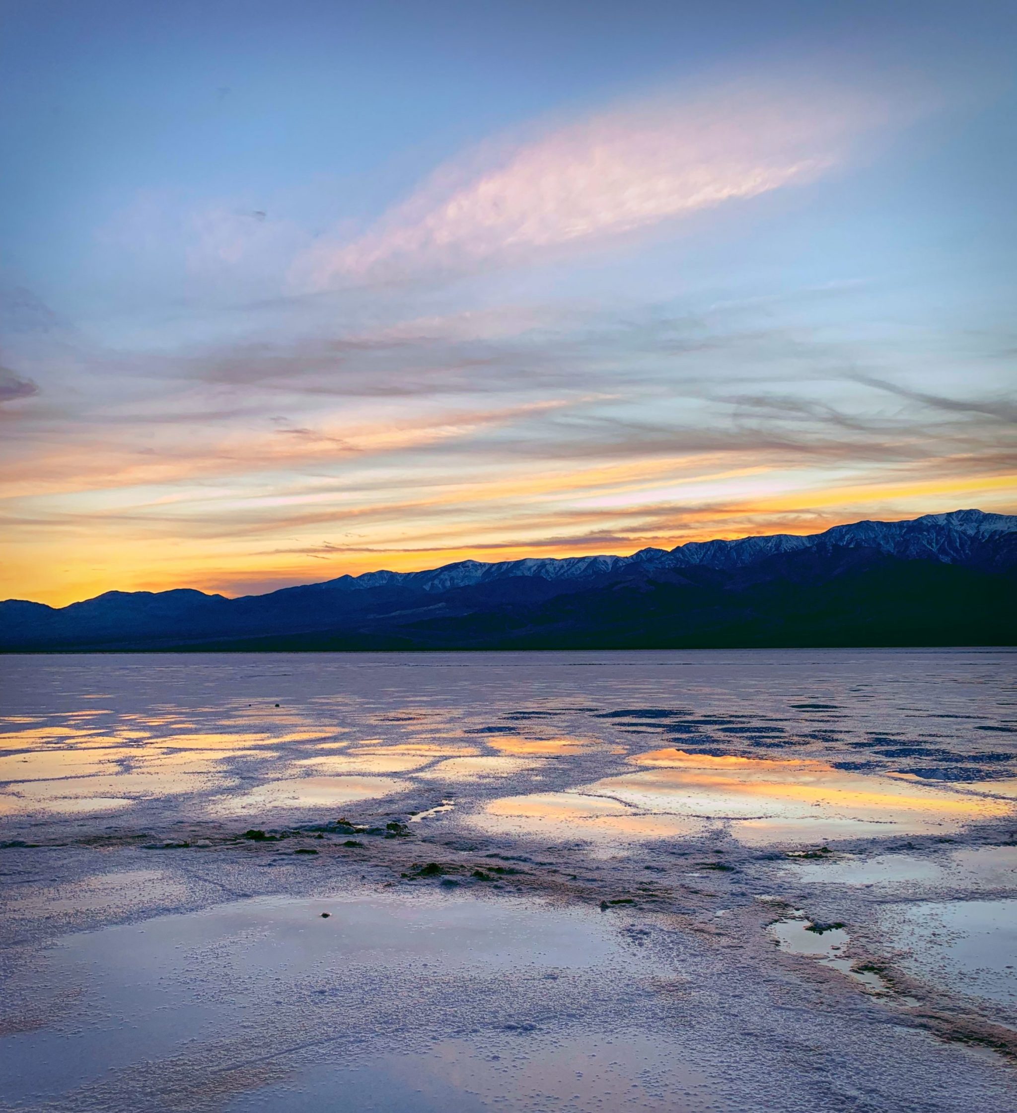 Sunset at the Salt Flats