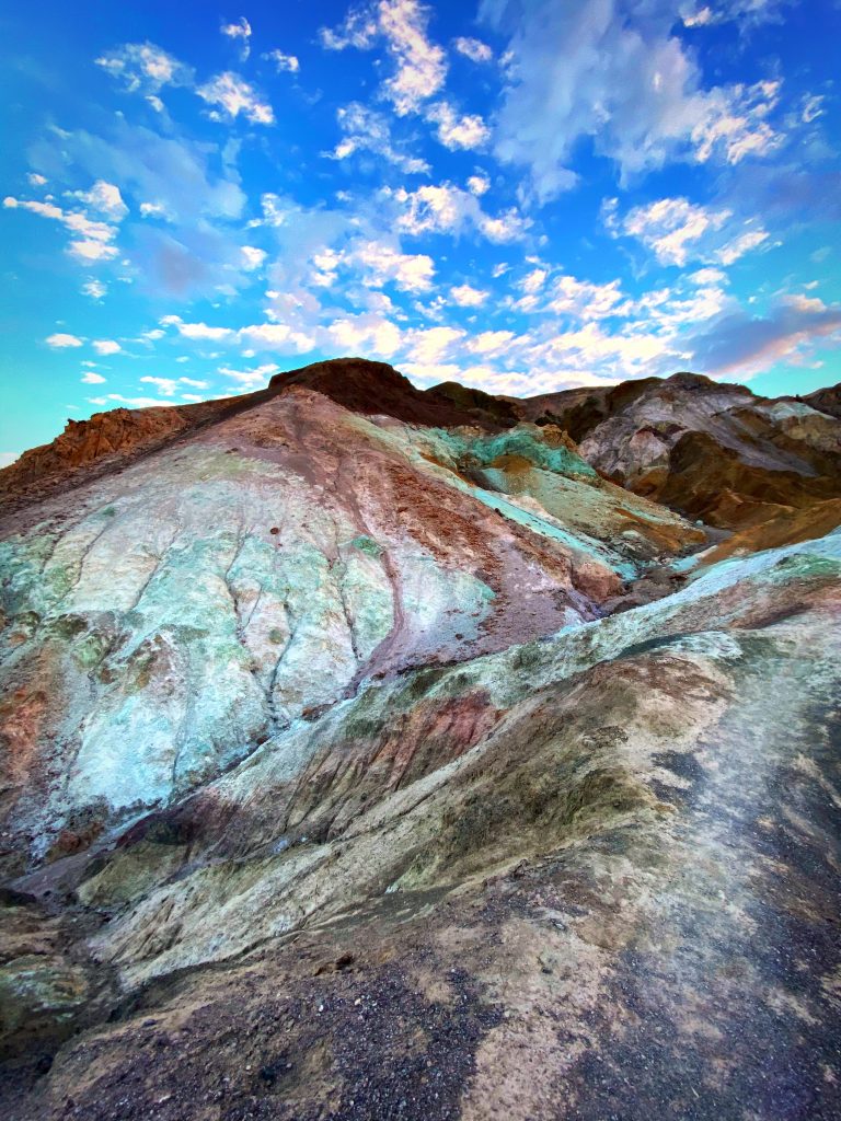 Death Valley's Artists Palette Painted Hills Resist the