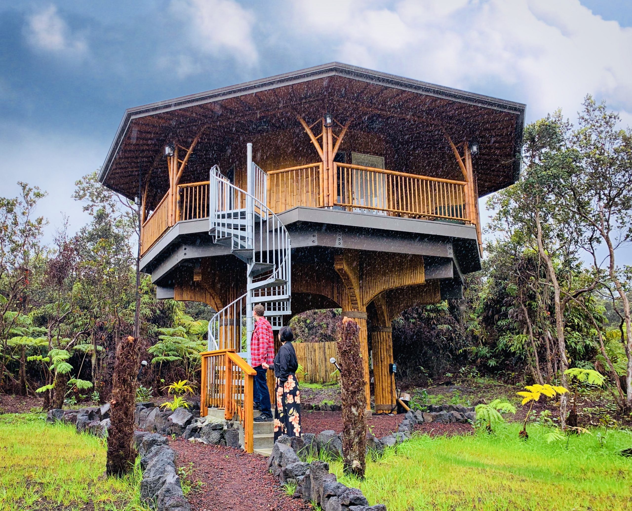 Tree House AirBNB in Volcano