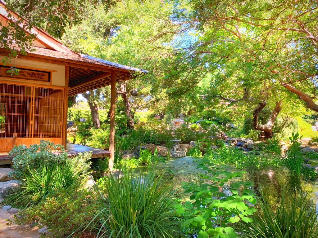 The teahouse in the Japanese Garden at Storrier Sterns, Pasadena