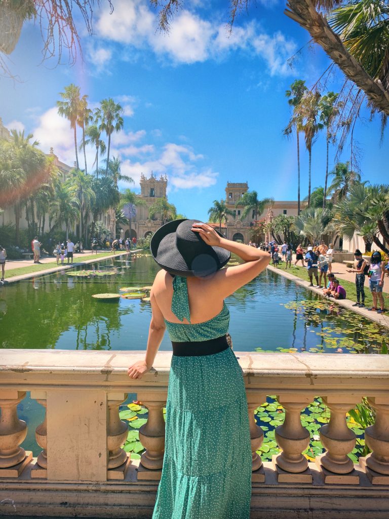 Lily Pond at the Botanical Building Balboa Park, San Diego