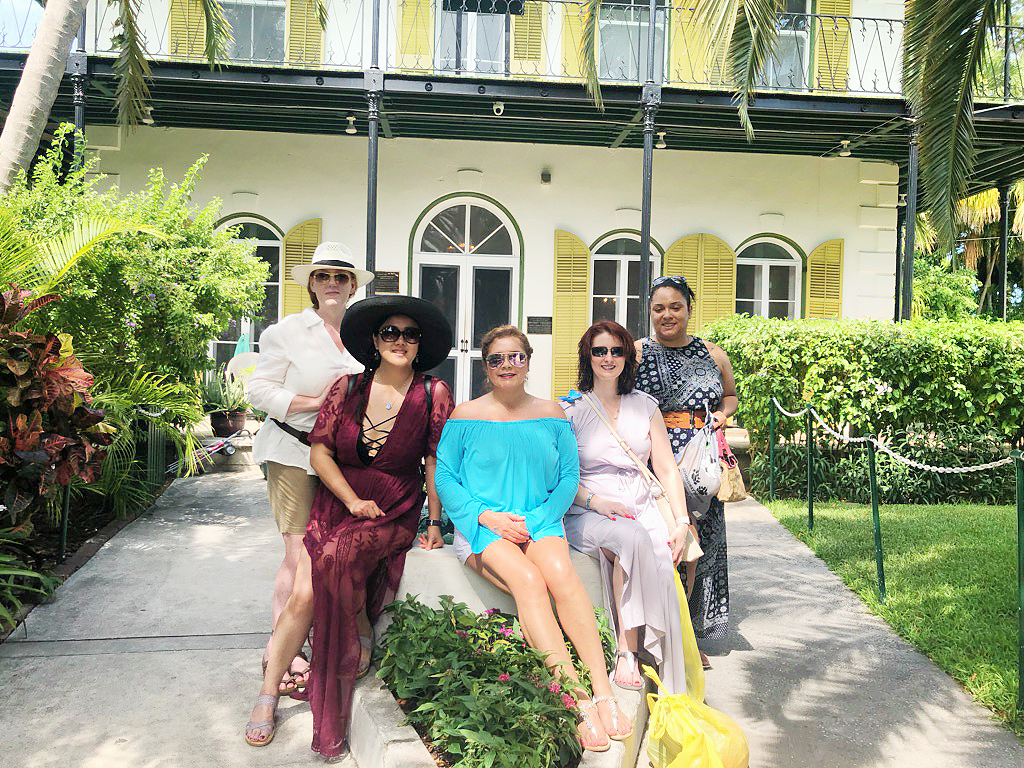 Girls trip at the Ernest Hemingway House & Museum