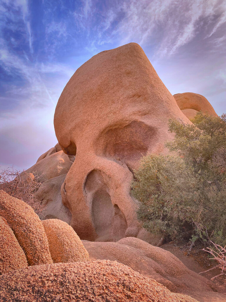 Skull Rock formation at Joshua Tree National Park